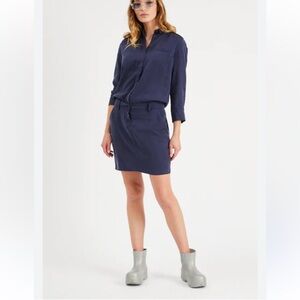 NWT Etienne Marcel Navy Blue Dress size medium